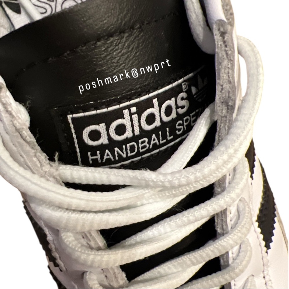 Adidas ⚽️ Handball Spezial Sneakers Runners White Black 6.5 7 Box - Picture 7 of 14